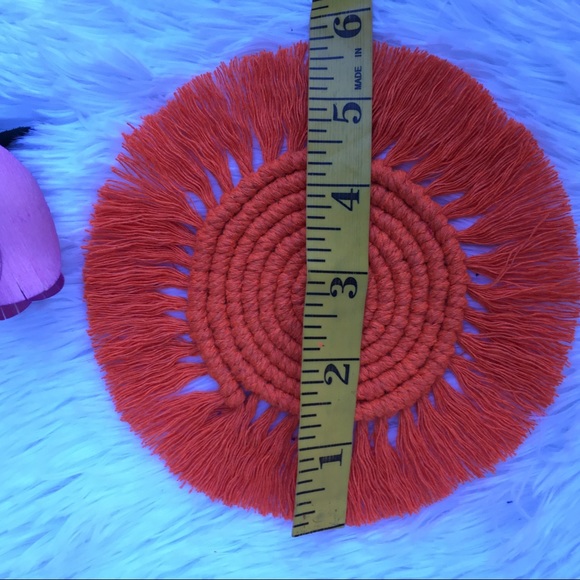 4PCS Macramé Coaster For Drink 🍹 Handmade - Picture 4 of 13